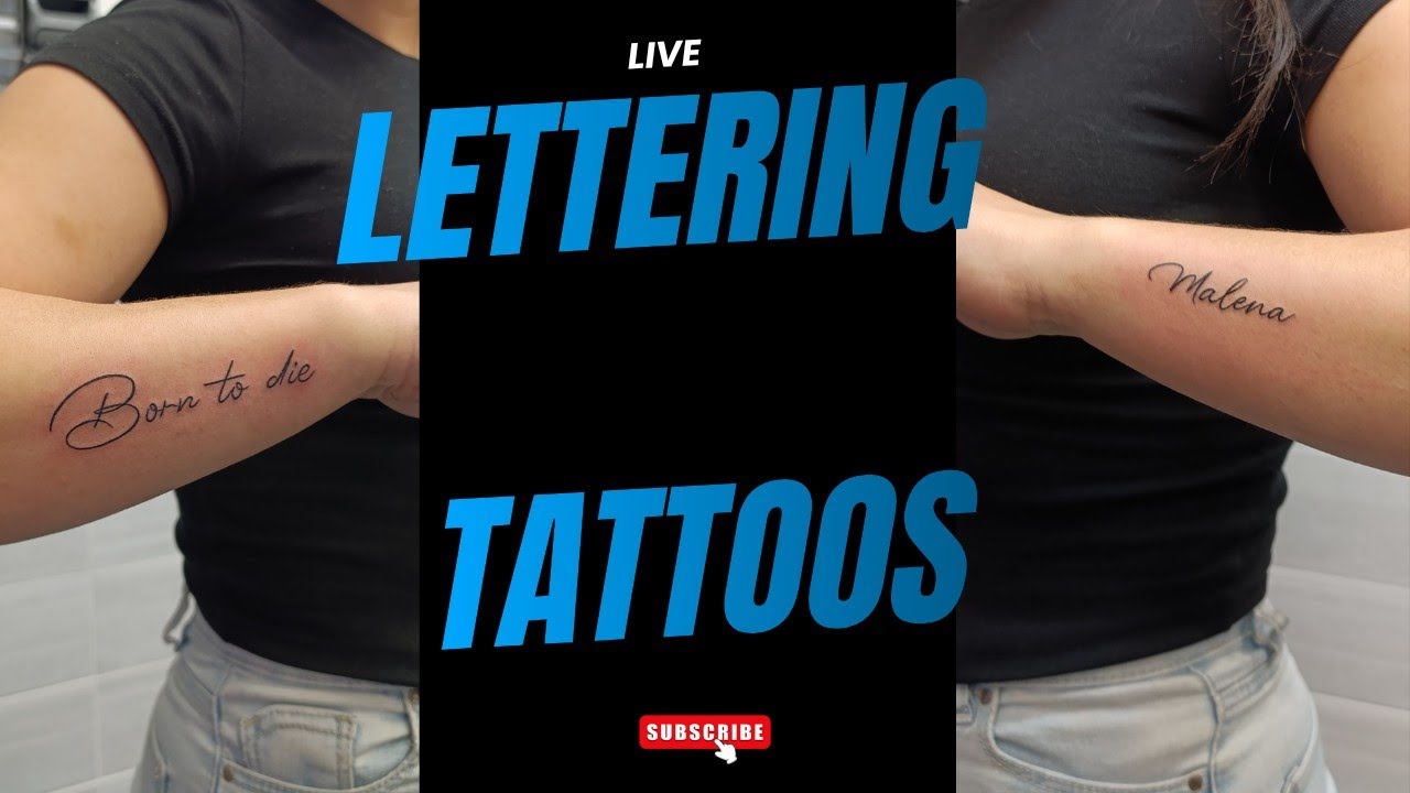 Letternig tattoo