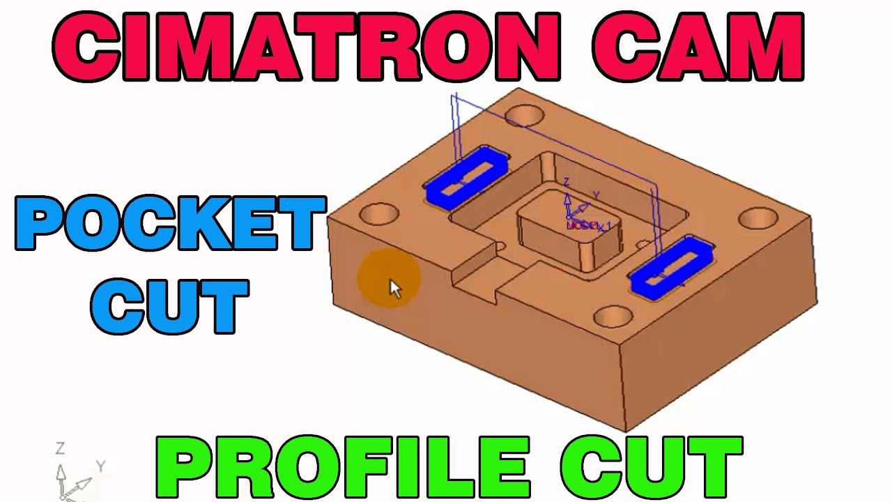 Используйте CIMATRON-POCKET-PROFILE 