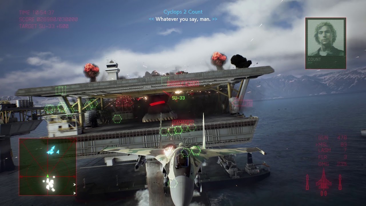Ace Combat 7 Playthrough | Mission 11 | Fleet Destruction (Expert Controls)