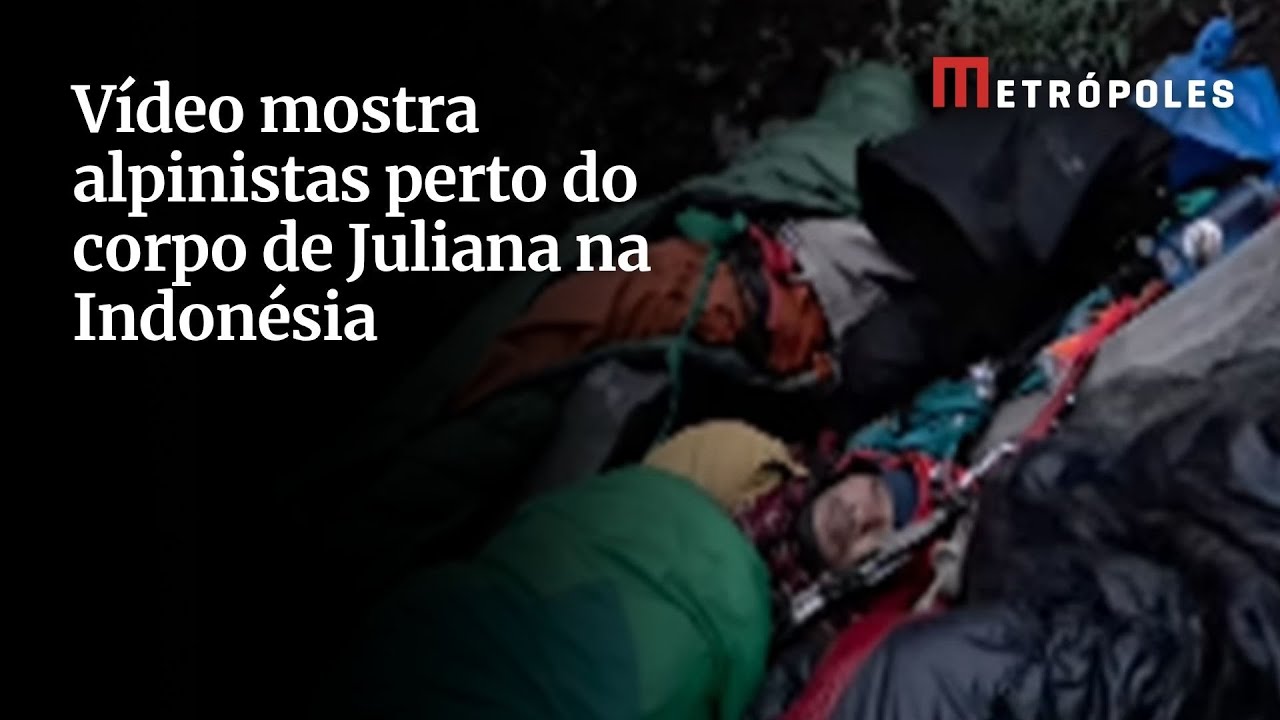 Vídeo mostra como equipe de resgate dormiu perto do corpo de brasileira que morreu em vulcão