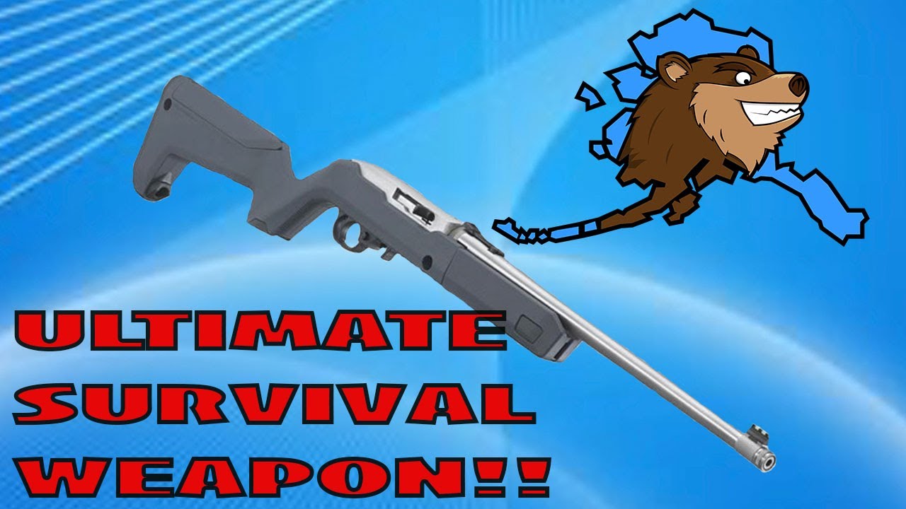 Огнестрельное оружие номер один для выживания: Ruger 10/22 Takedown с прикладом Magpul X-22 Backp...