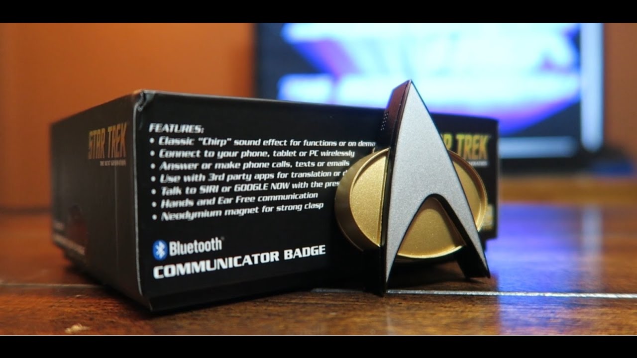 Star Trek Bluetooth CommBadge/ComBadge Actual Usage Review