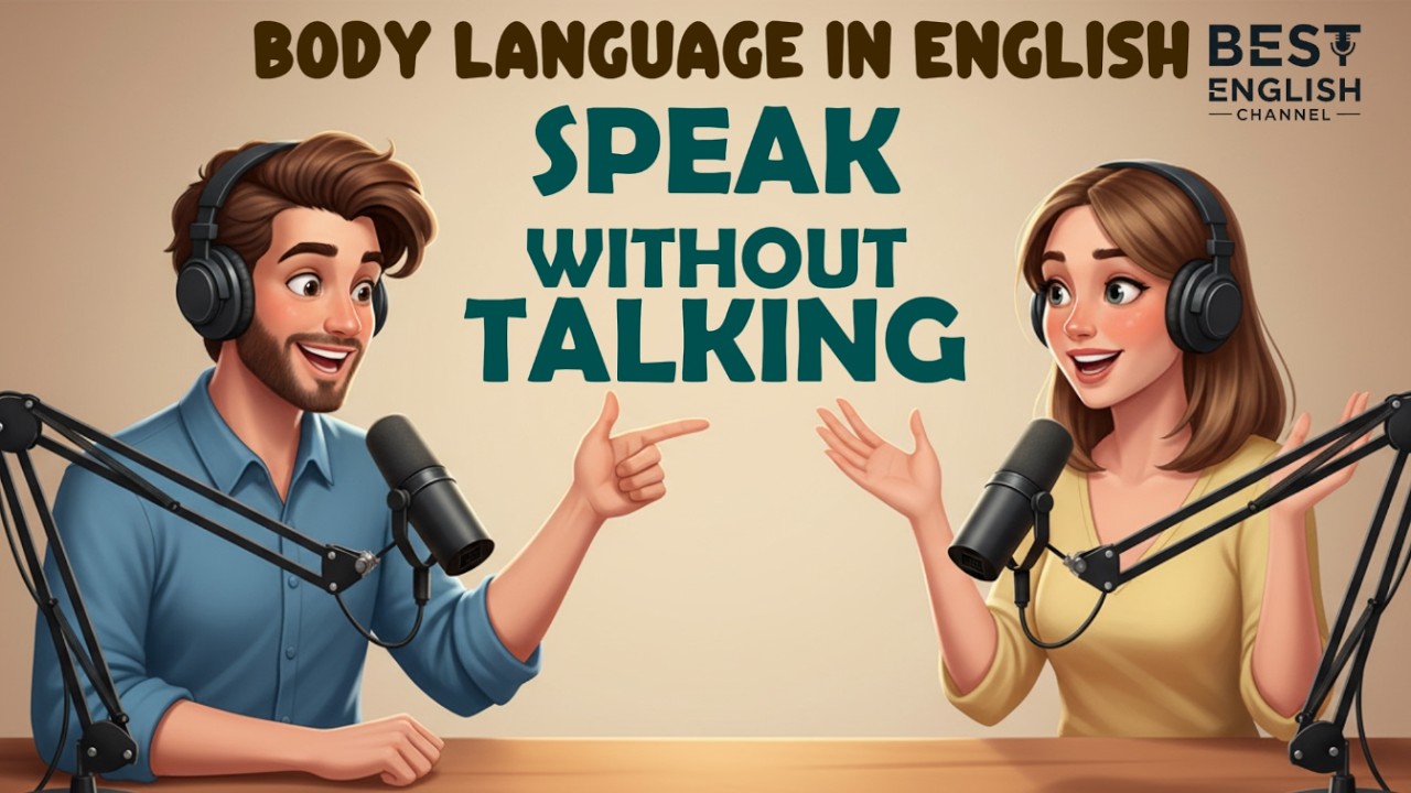Body Language in English: Look Confident Without Speaking - English podcast  | #englishpodcast