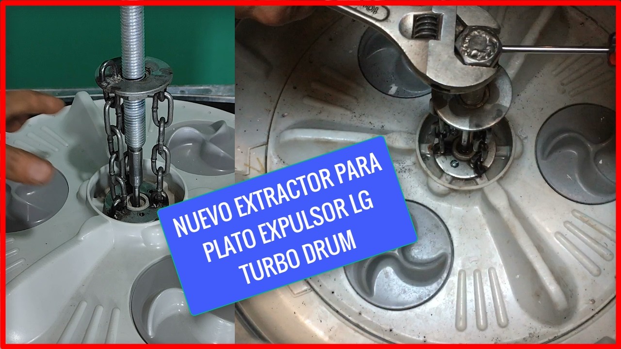 Nuevo extractor para aspa agitador de lavadora lg turbodrum