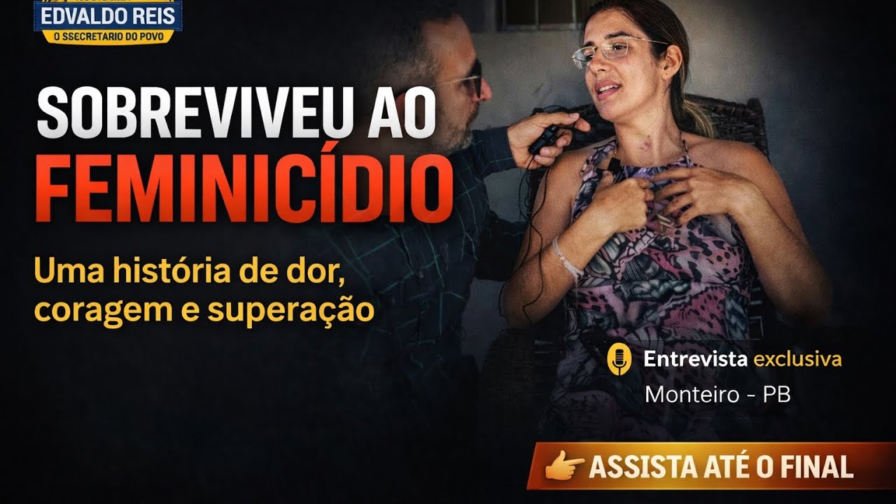 Superação e superação após tentativa de feminicídio 