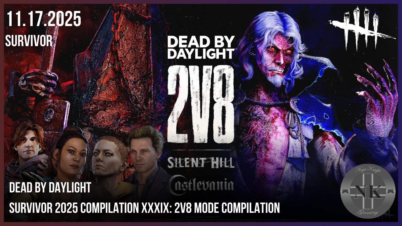 Dead by Daylight - Survivor 2025 Compilation XXXIX: 2v8 Mode Compilation (Silent Hill X Castlevania)