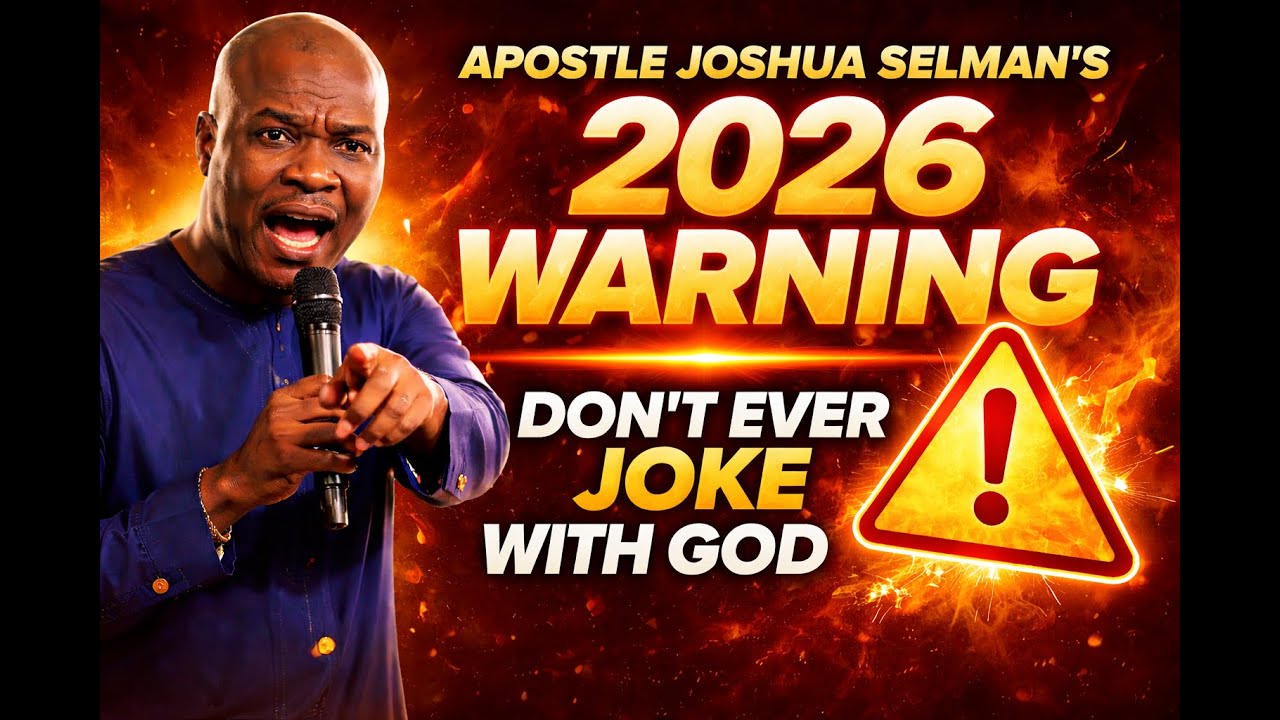 This Message Is a Warning ⚠️ Don’t Joke with God | Apostle Joshua Selman 2026