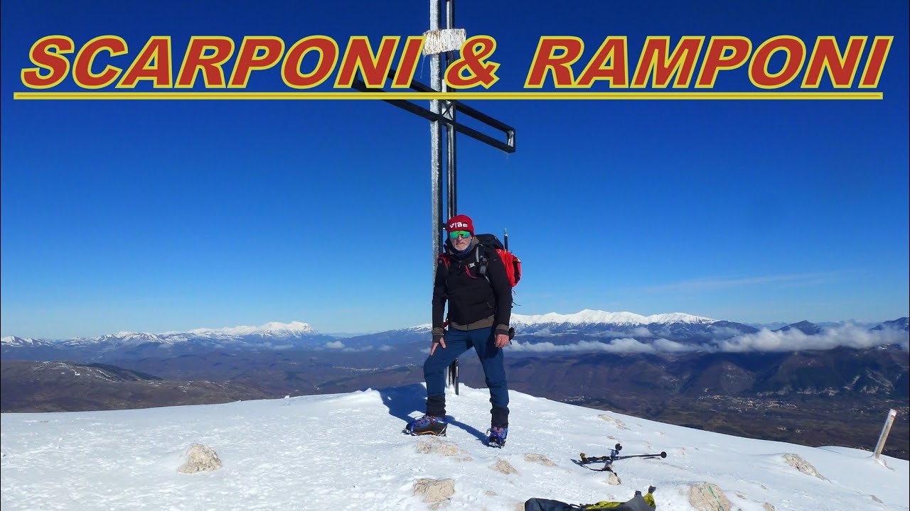 Monte Calvo da Sella di Corno - AQ - Scarponi e Ramponi