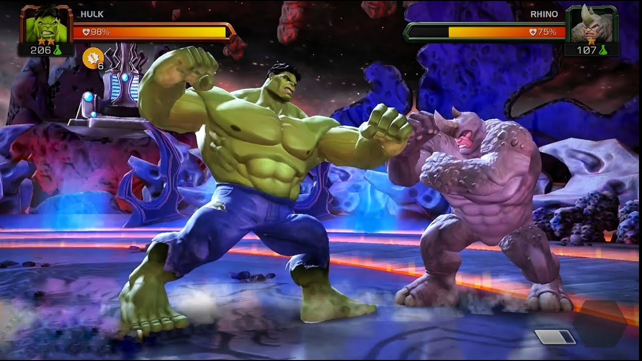 Hulk vs Rhino | Marvel Contest of Champions
