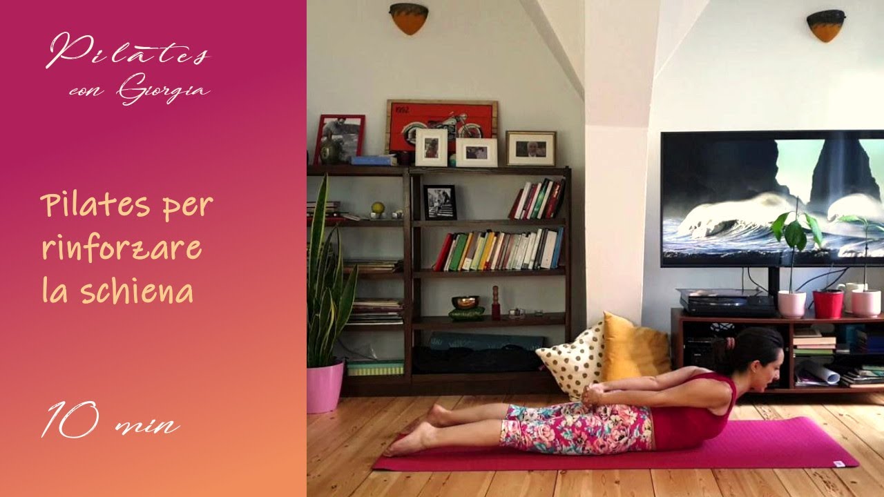 Pilates con Giorgia - Rinforza la schiena - 10 minuti