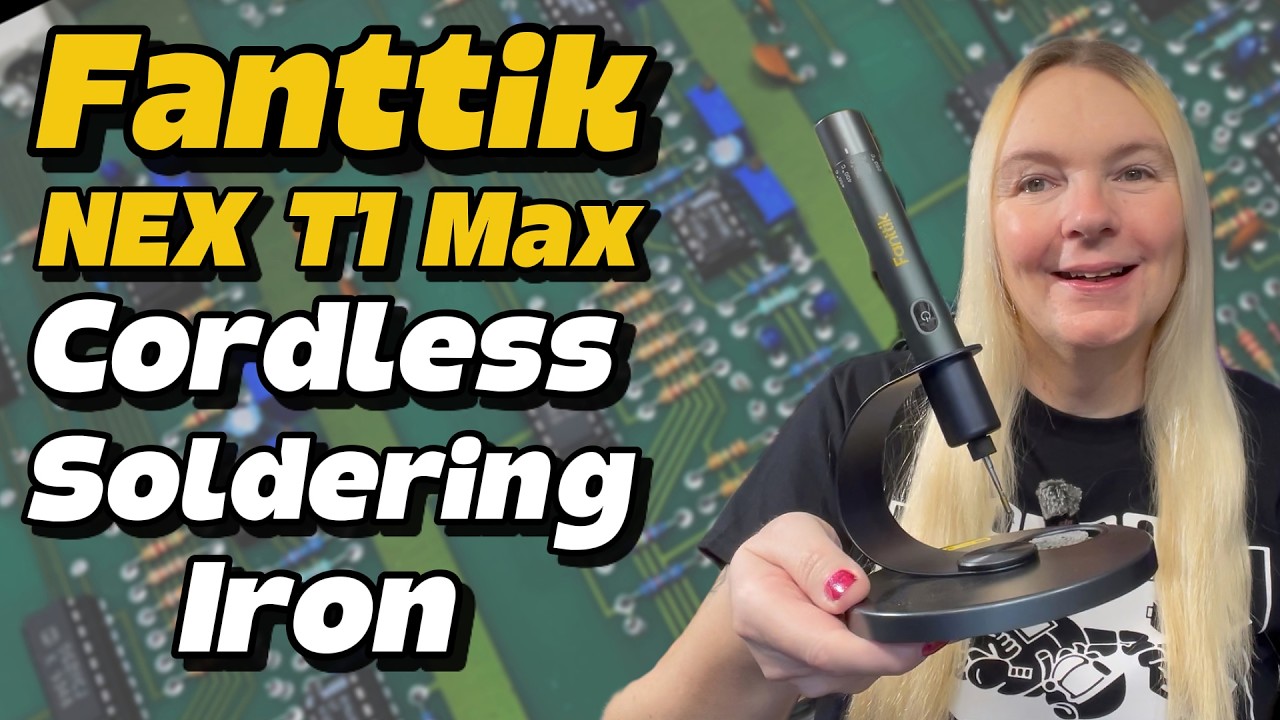 Обзор и тест беспроводного паяльника Fanttik NEX T1 Max!