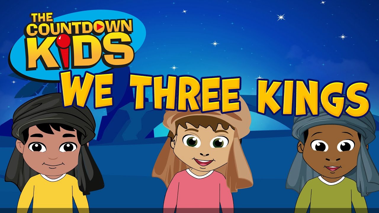 We Three Kings - The Countdown Kids | Kids Christmas Songs & Nursery Rhymes | Lyrics Video