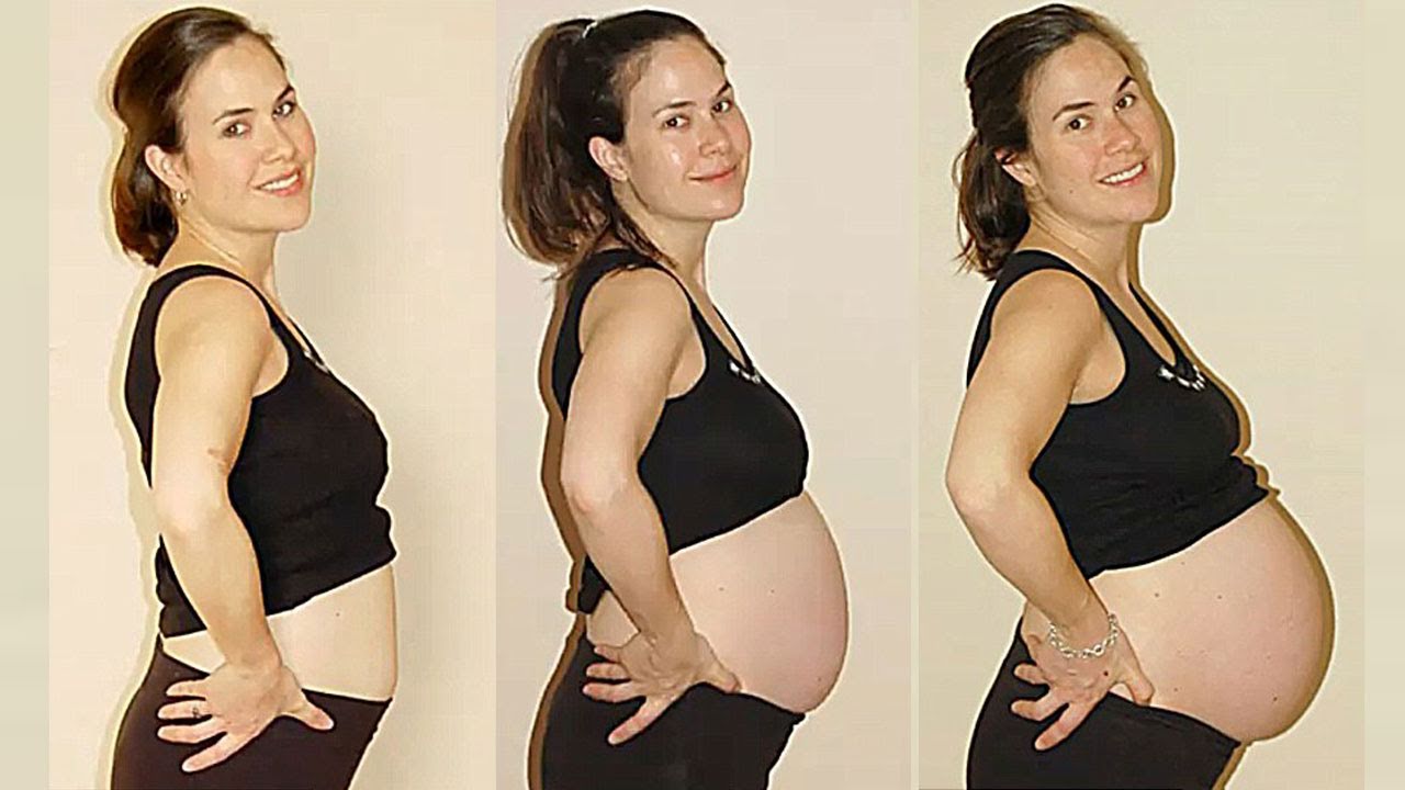 9 Months of Pregnancy in Under 2 Minutes (Time Lapse)