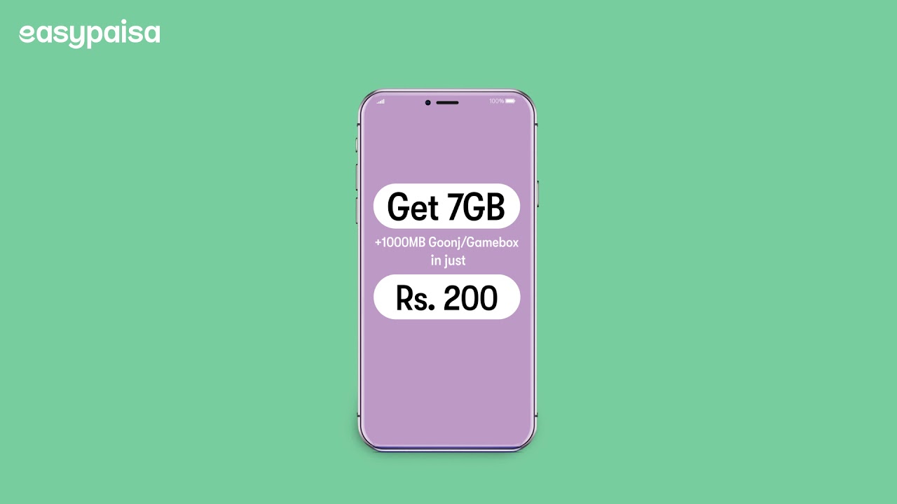 Telenor 4G Weekly Ultra -  Easypaisa App!