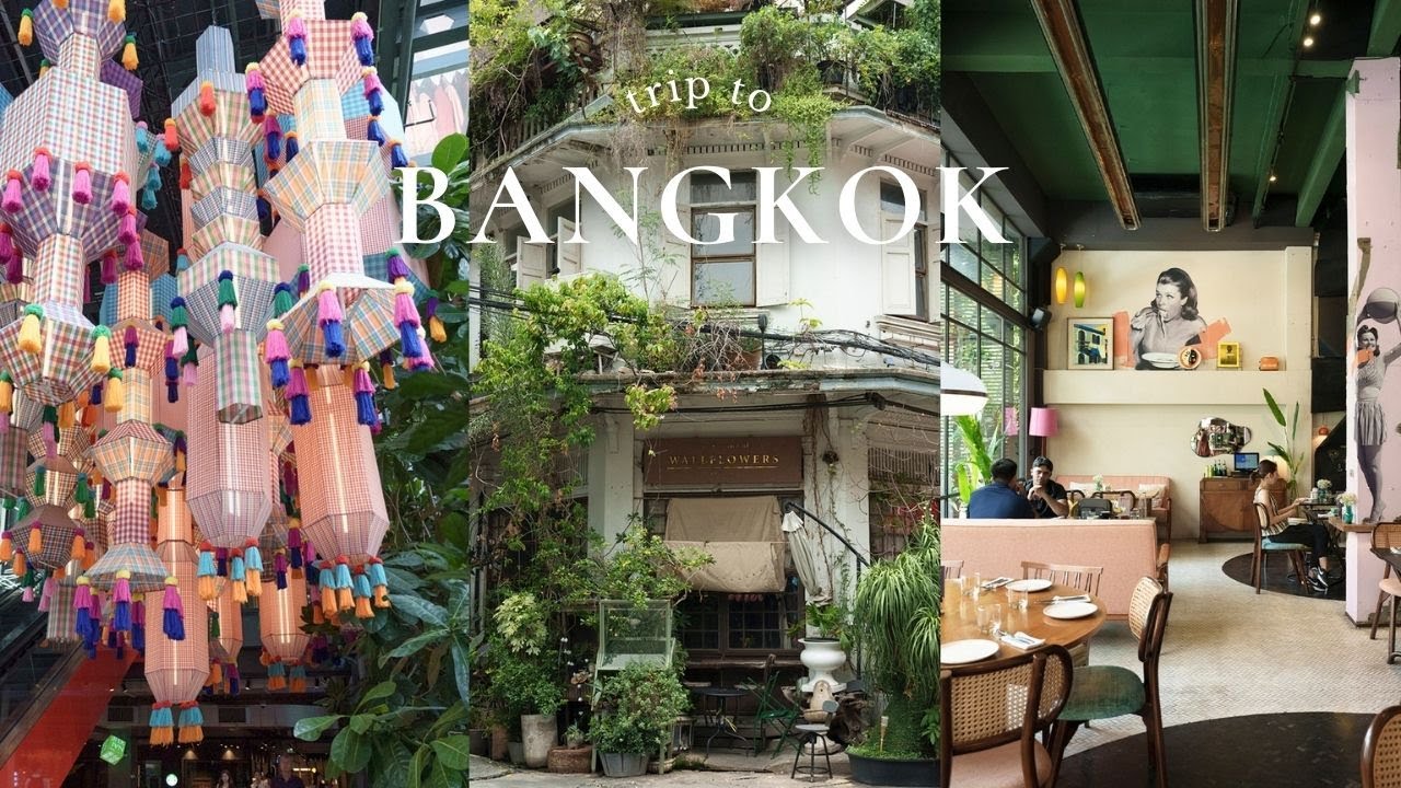【タイ旅行🇹🇭 】チャイナタウンのカフェや路地裏の市場、賑やかな夜のカオサン、最新のルーフトップバー🍸