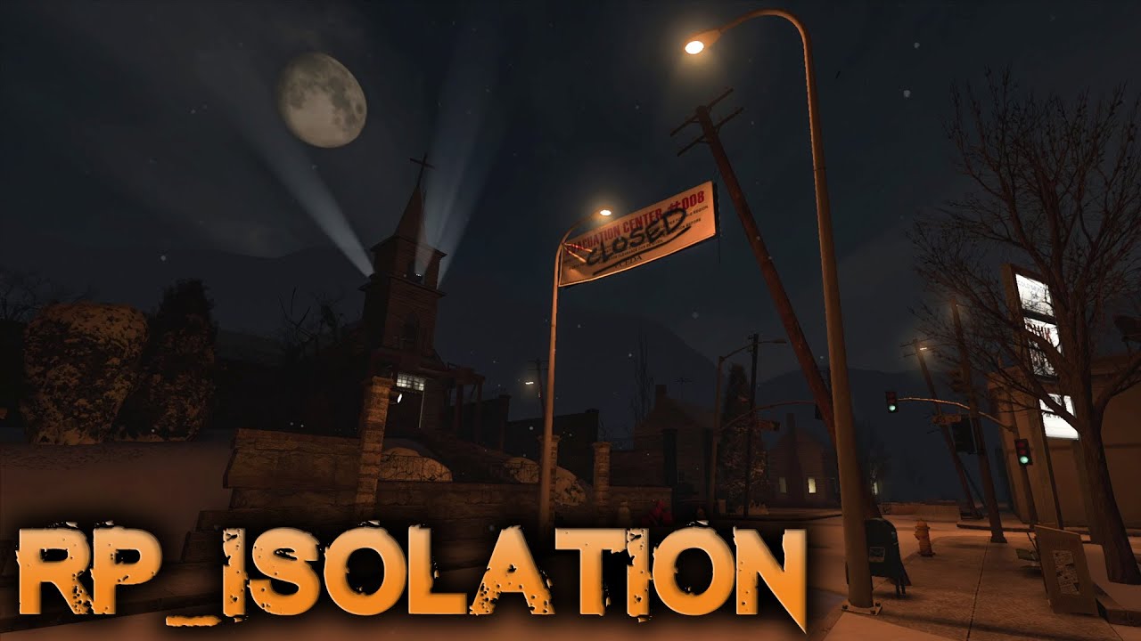 GMOD VR: Исследование rp_Isolation (Зимний комфорт в заброшенном городе)