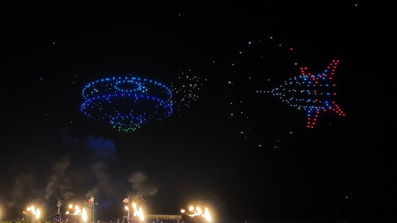 PGI 2024 - Cosmo: A Space Odyssey by Spirit of 76 and Verge Aero - 1800 Drones, some with pyro