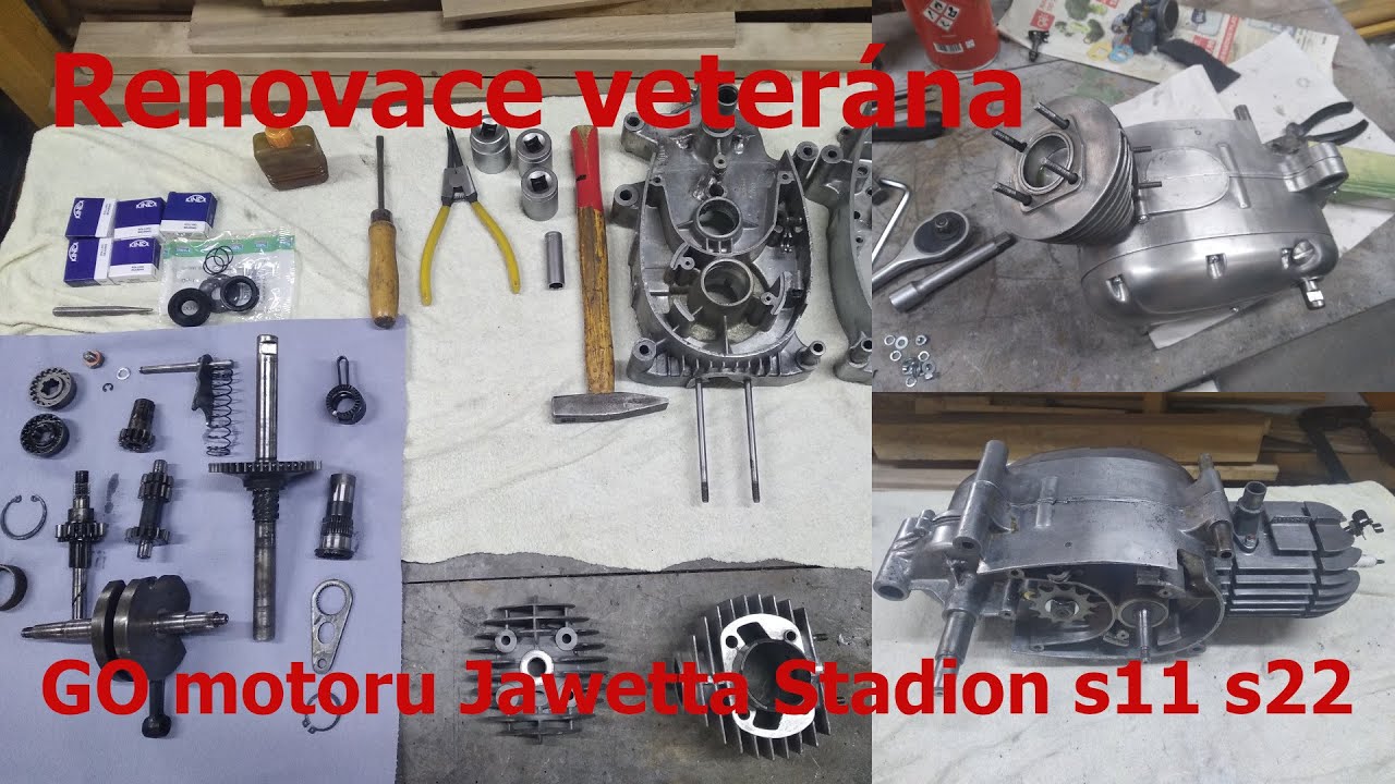 Renovace veterána: Generální oprava motoru Stadion Jawetta
