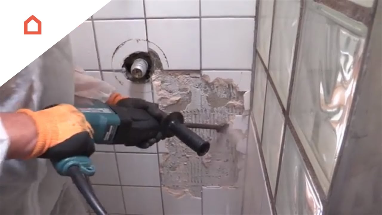 Sådan fjerner du fliser på badeværelset