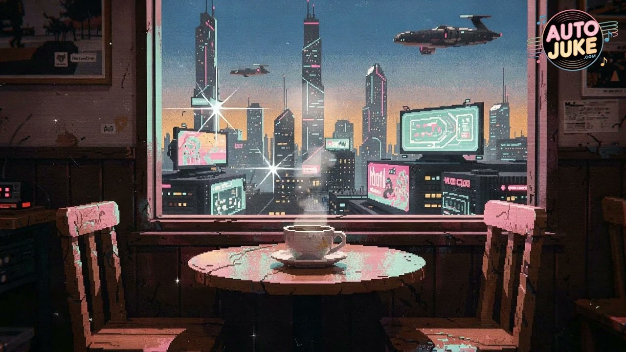 Pixel Cafe - Morning Chill Synthwave Focus
