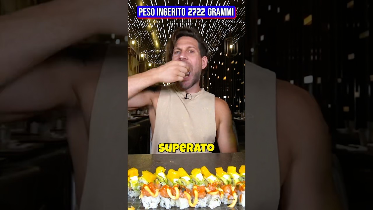 Il mio NUOVO RECORD di SUSHI ALL YOU CAN EAT 🍣