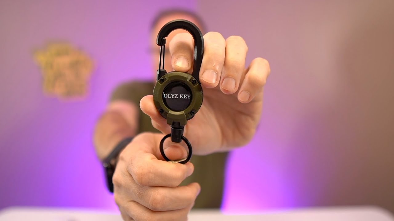 Key Holder Retractable Keychain, Heavy Duty, Badge Holder