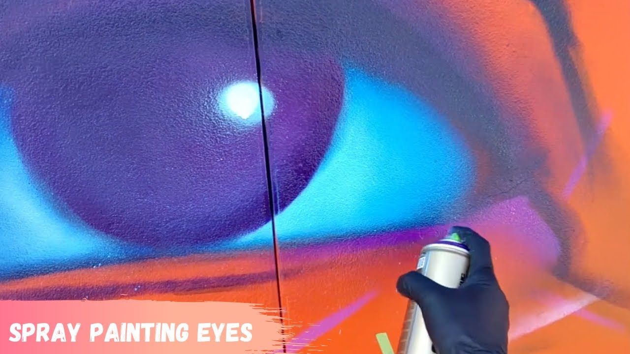 How to Spray Paint an Eye: Process Talk-through