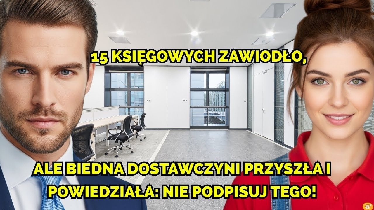 15 księgowych zawiodło, ale biedna kurierka przyszła i powiedziała do milionera„Nie podpisuj tego!”