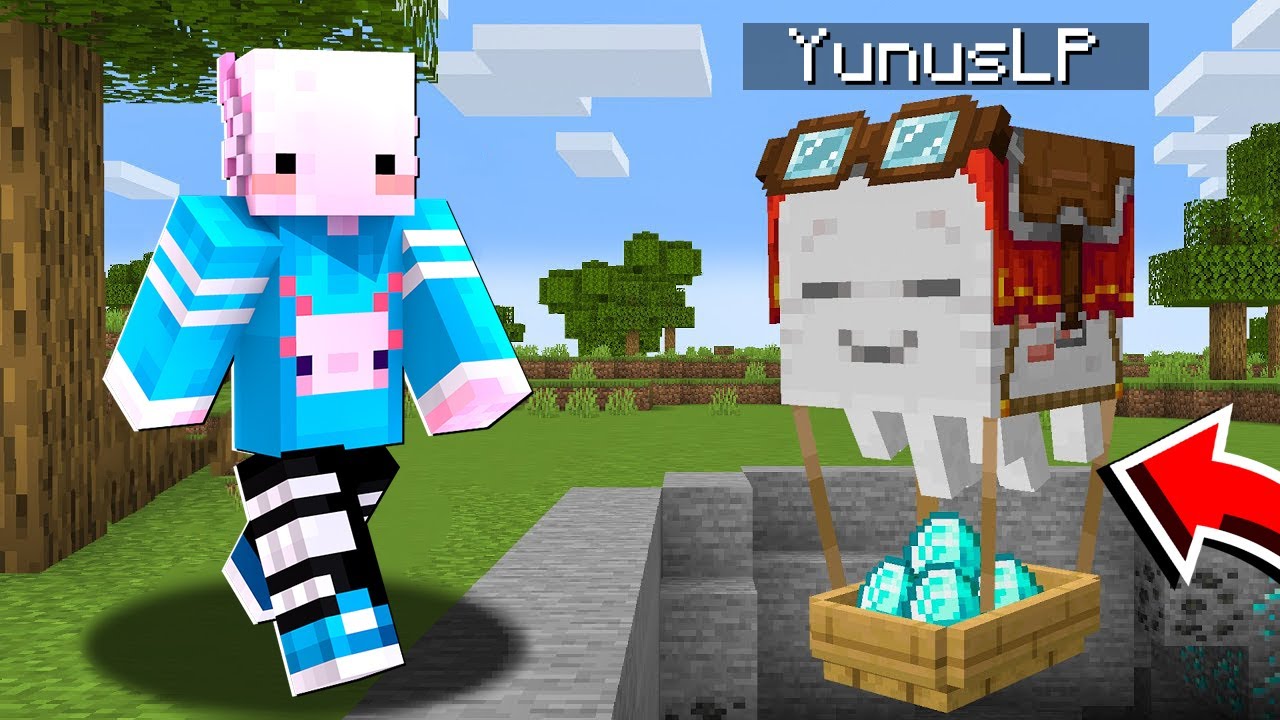 Minecraft'ta HAPPY GHAST OLARAK YARDIM ETTİM!