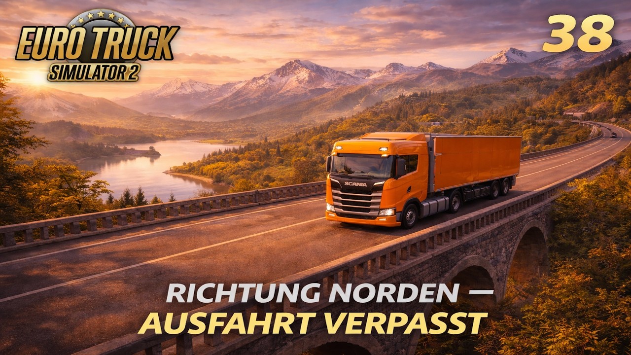 Euro Truck Simulator 2 Folge 38: Richtung Norden – Freie Straßen & Umweg