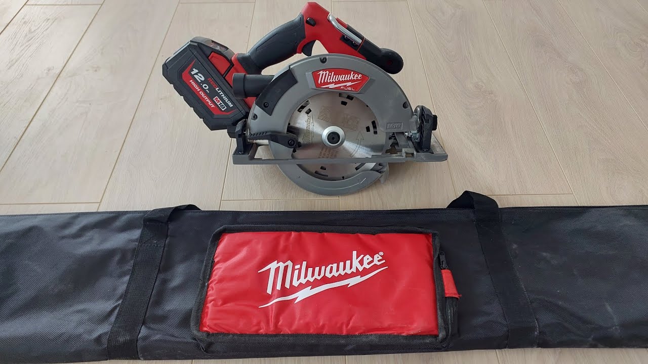 Обзор дисковой пилы Milwaukee m18 fcsg66-121c / плюс направляющая шина