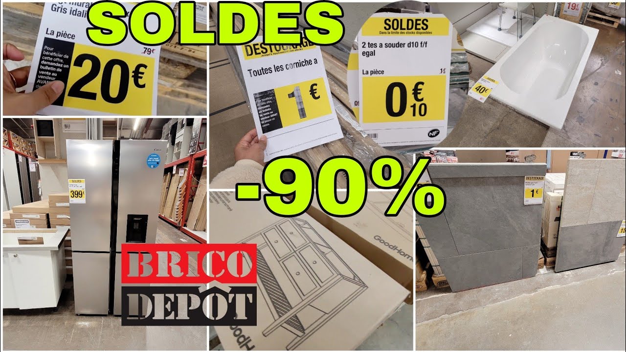 😱⛔️BRICO-DEPÔT -90% SOLDES NOCTURNE 10.01.24