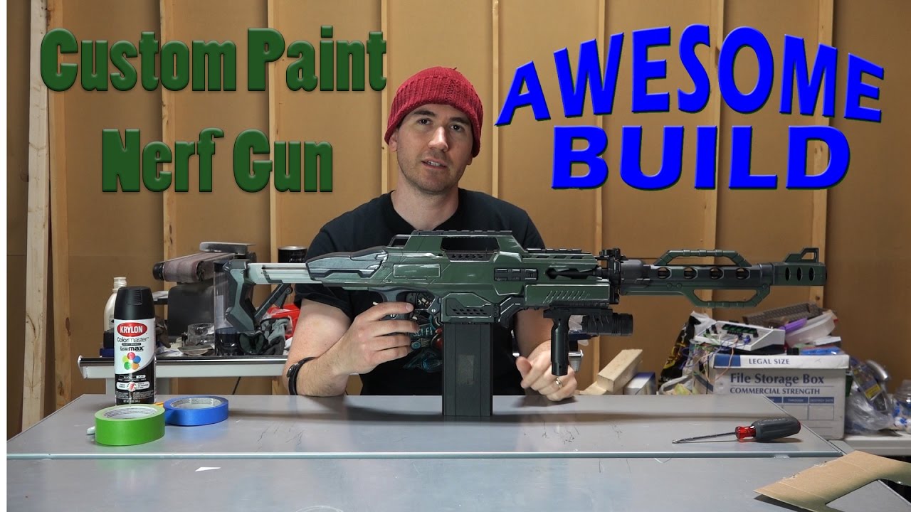 Кастомная покраска Nerf Gun — потрясающая сборка