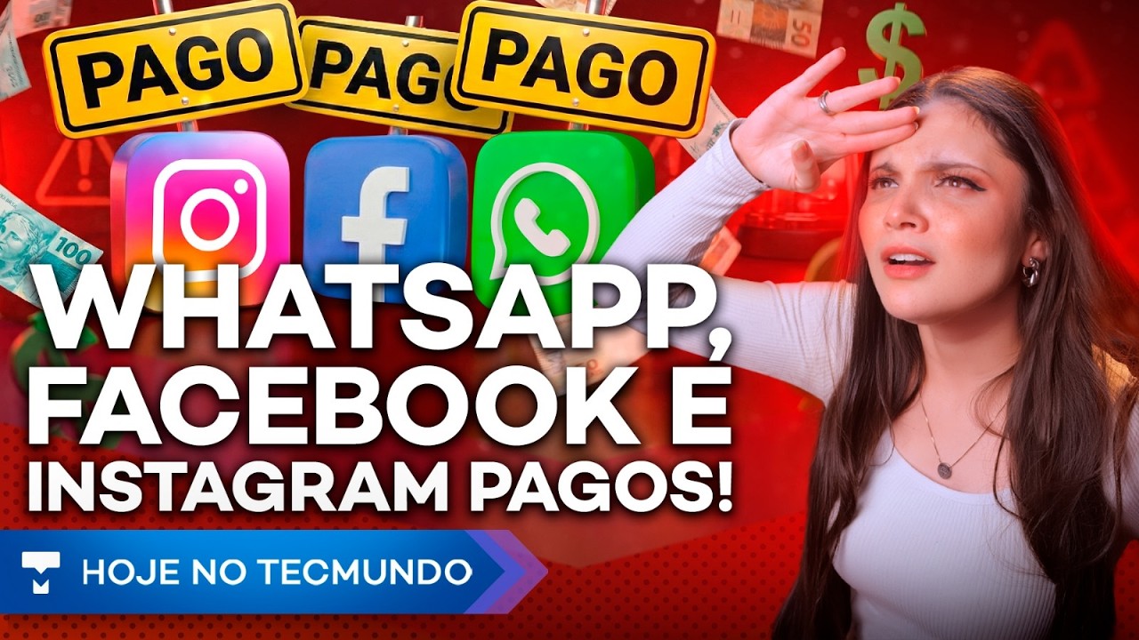 YOUTUBE VAI COBRAR PARA ACELERAR VÍDEOS?! META CONFIRMA WHATSAPP, INSTAGRAM e FACEBOOK PAGOS e +