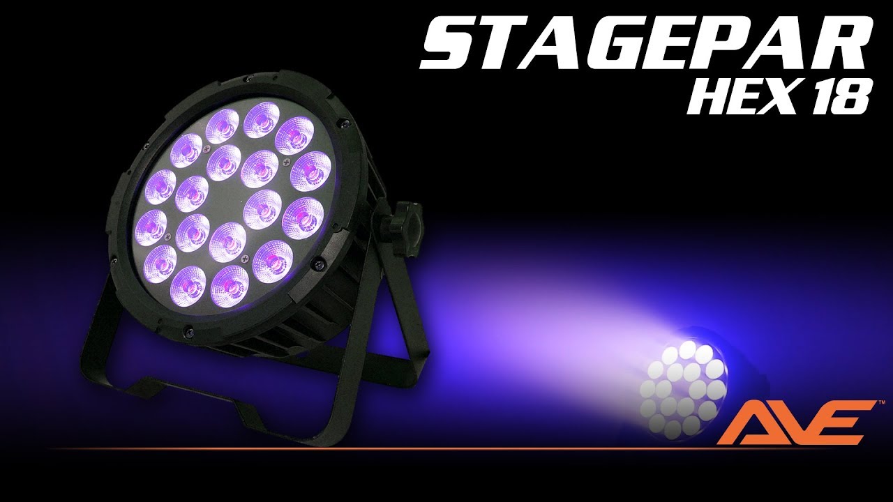 AVE STAGEPAR-Hex 18 LED ParCan