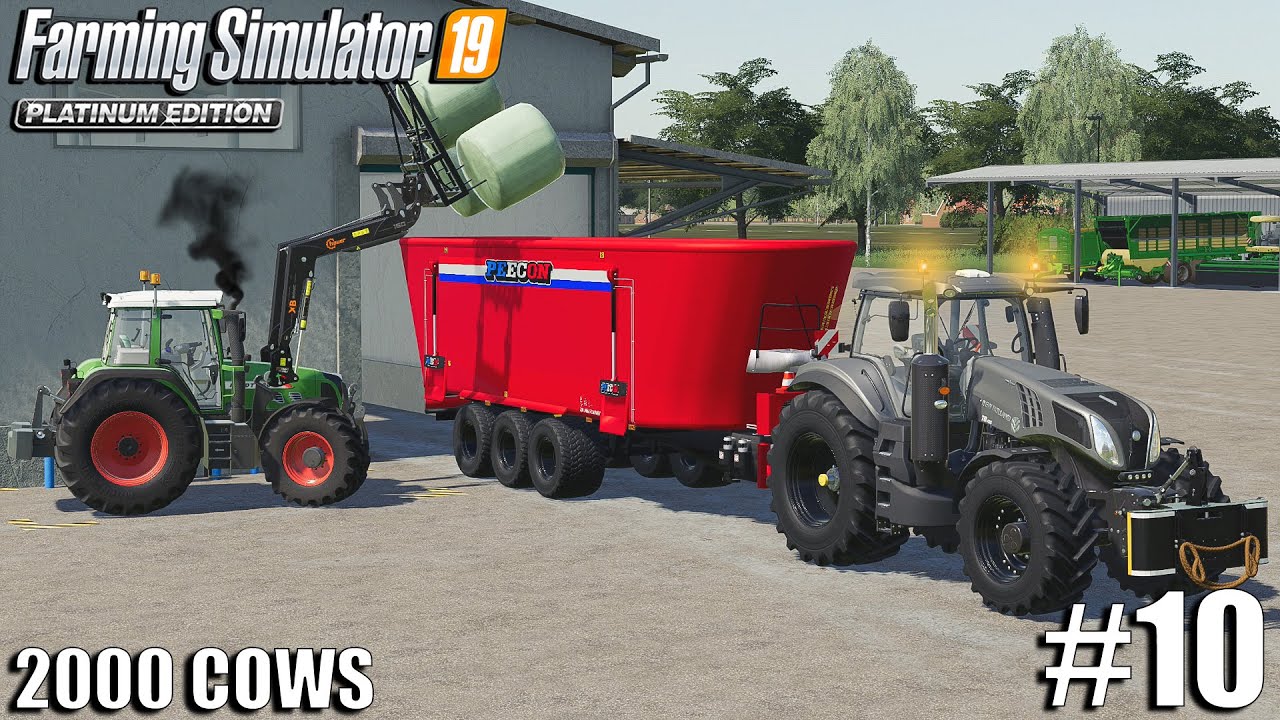 Buying Bigger Food Mixer & Plowing | 2000 Cows Farm | Farming Simulator 19 | #10