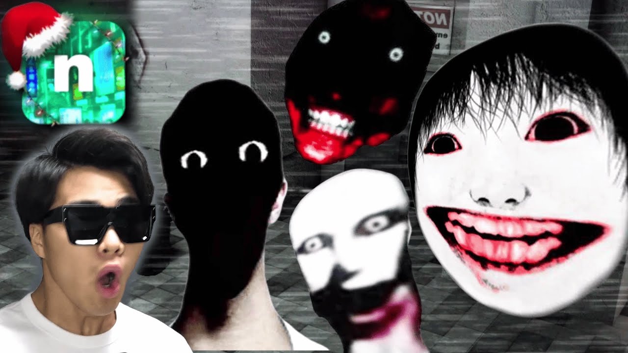 バックルーム！大量の顔面から逃げてる途中でおかしな場所へワープした。【nico's nextbots】