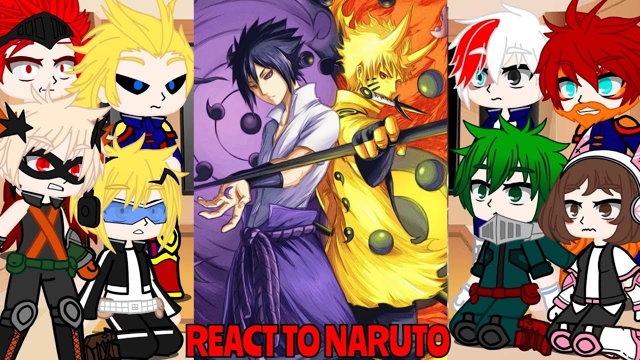 BNHA REACT TO NARUTO✨ AS MAIORES MITAGENS EM NARUTO