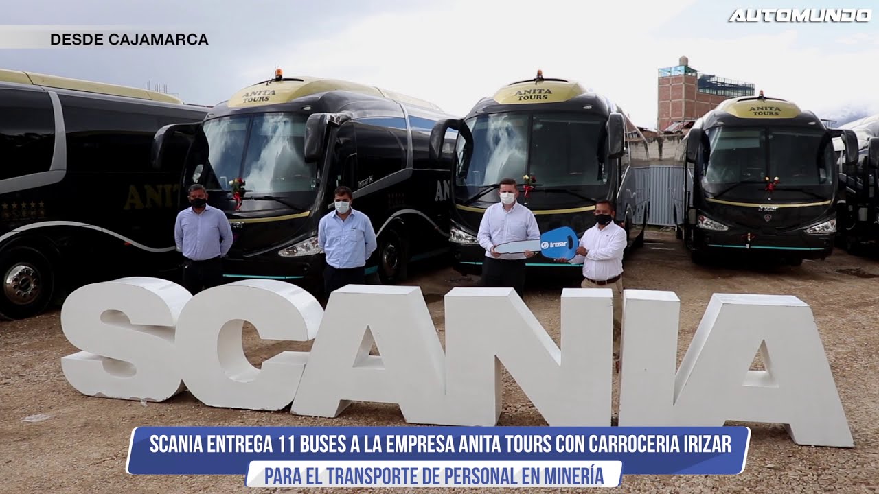 Scania del Per&uacute; entreg&oacute; 11 buses K360 a transportes Anita Tours