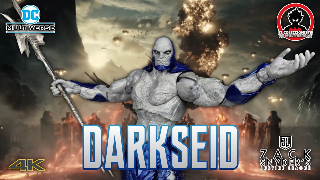 👽 DARKSEID👽 JUSTICE LEAGUE DC MULTIVERSE MCFARLANE TOYS Español! Brutalisima figura