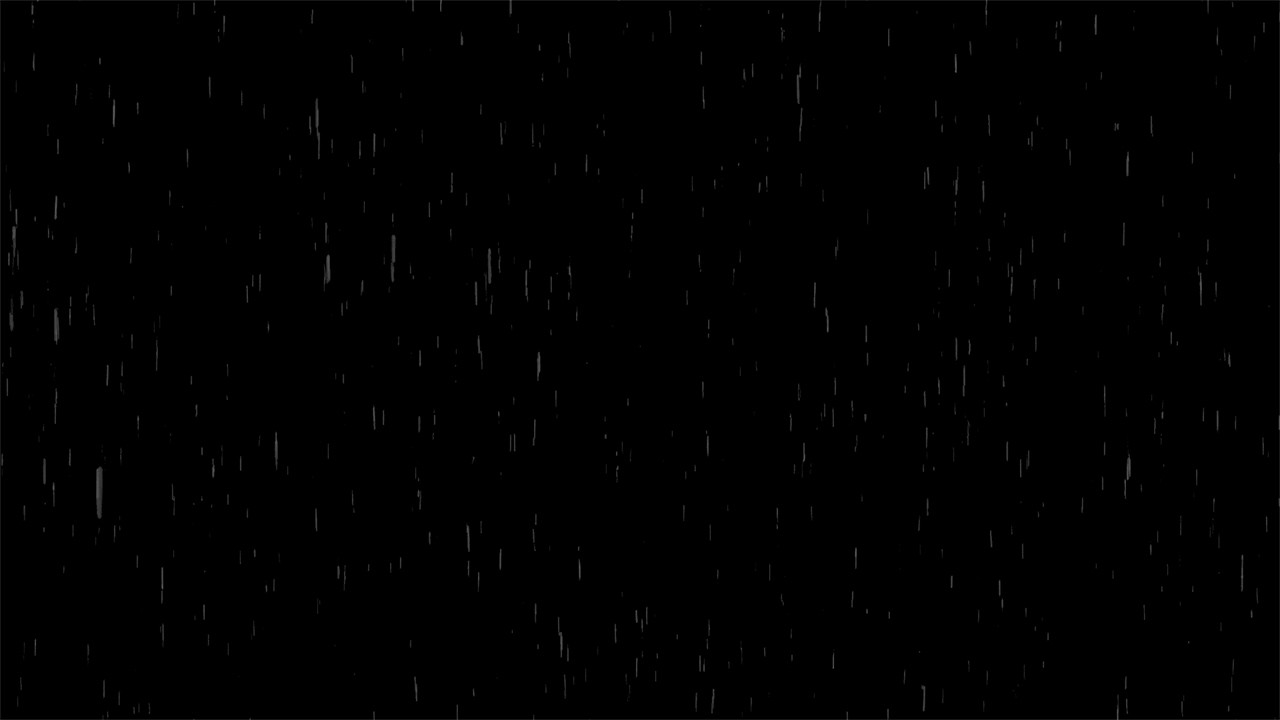 GENTLE NIGHT REST TONIGHT | 24 HOURS Rain Sounds for Sleeping - Dark Screen to Relax Quiet Night