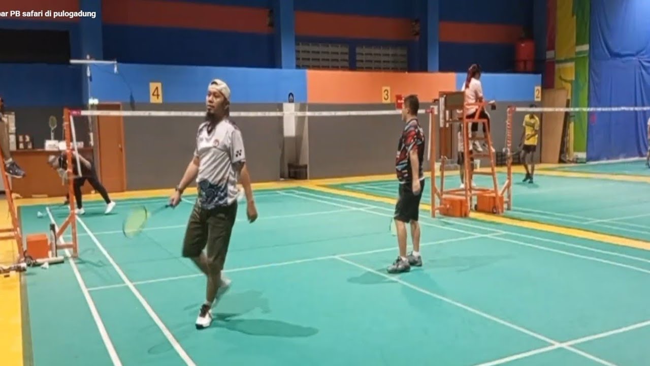 PANCA / BAGOL VS BAHRIUN / MULYANA ~ Mabar PB SAFARI in MAMIN BADMINTON HALL