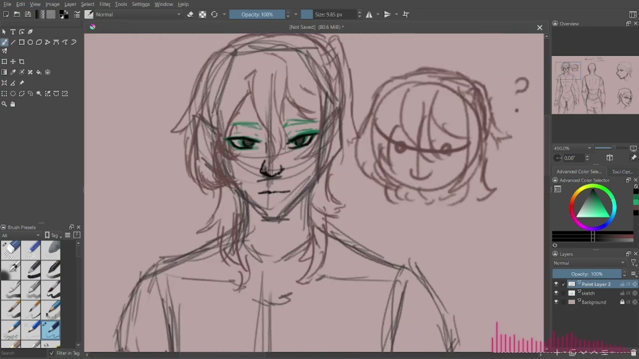 Immortal Serenity's Male Lead Sketch (SpeedPaint)