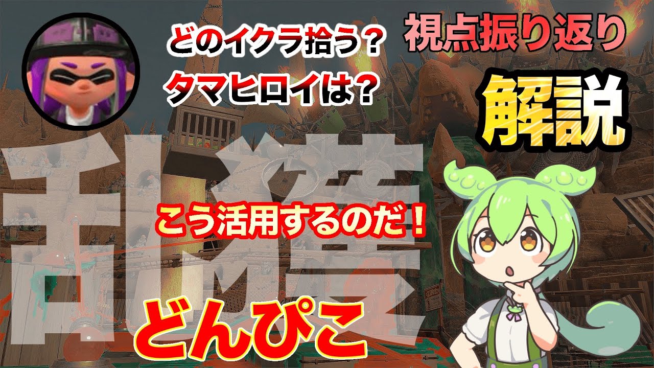 【サーモンランNW】乱獲中に何を考えている？どんぴこ満潮昼　視点振り返り解説動画【乱獲解説動画】