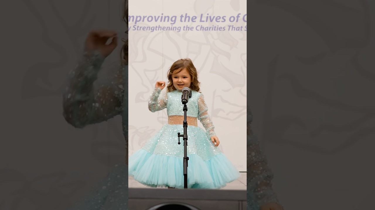 4-Year-Old Singing &ldquo;Imagine&rdquo; LIVE!🕊️ #singing #childsinger
