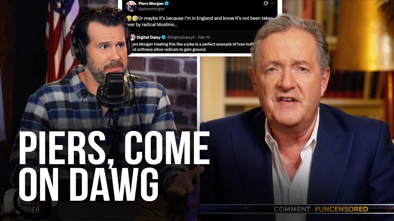 WTF: Piers Morgan DEFENDS the Third-World Islamic Takeover of England