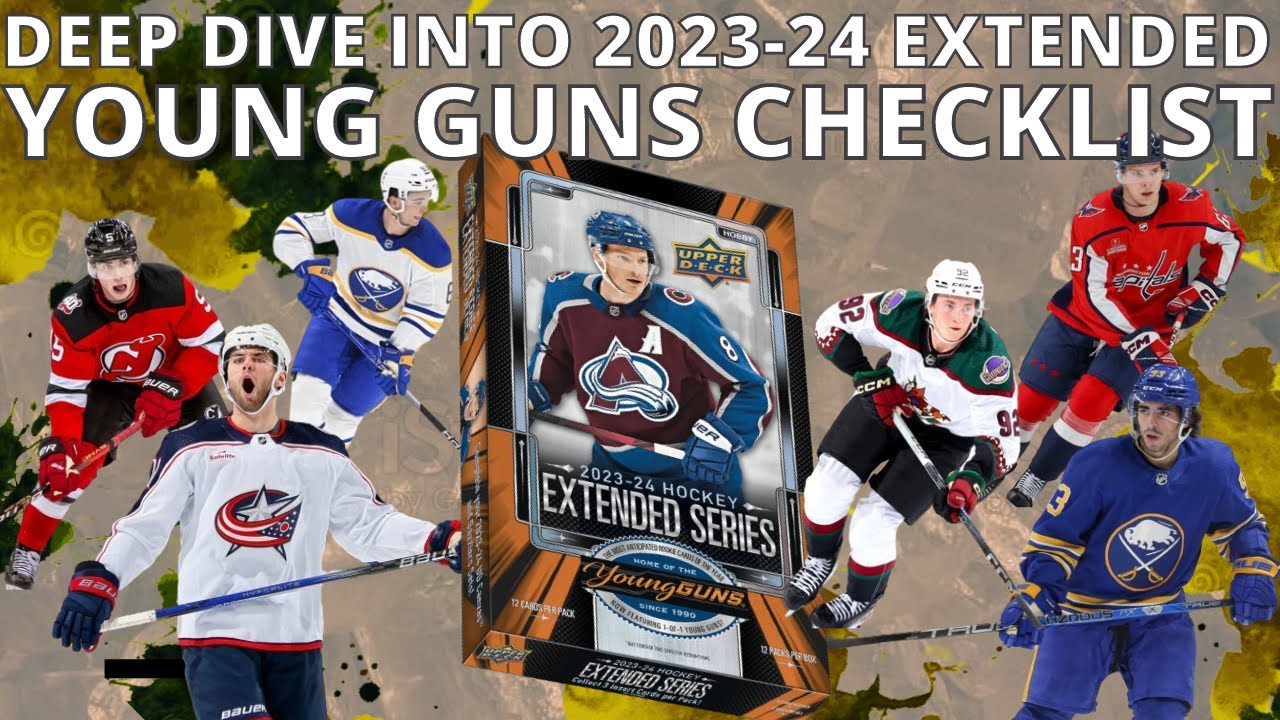 YOUNG GUNS DEEP DIVE FOR 2023-24 UPPER DECK EXTENDED SERIES