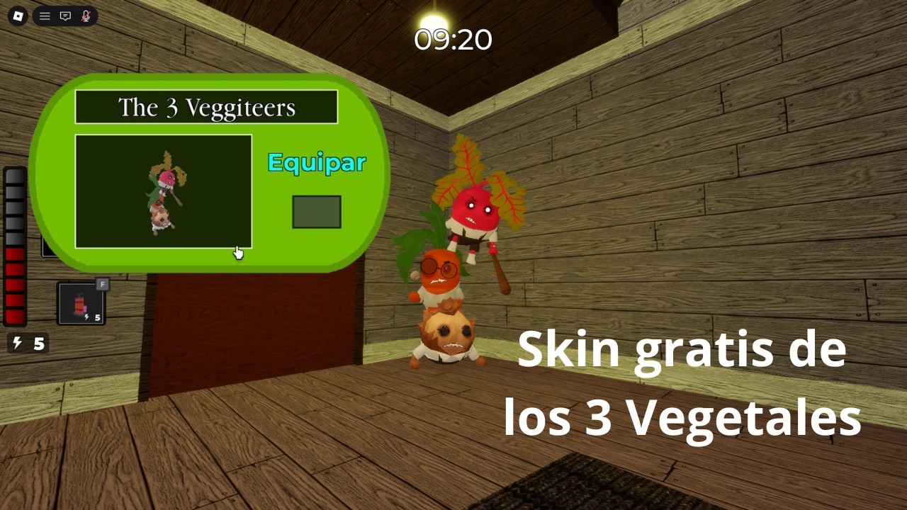 Cómo conseguir la skin de los 3 vegetales