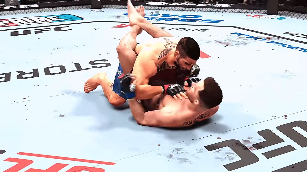 UFC Freedom 250: Ilia Topuria vs Justin Gaethje Full Fight | Lightweight Title | UFC 5 PS5 Gameplay