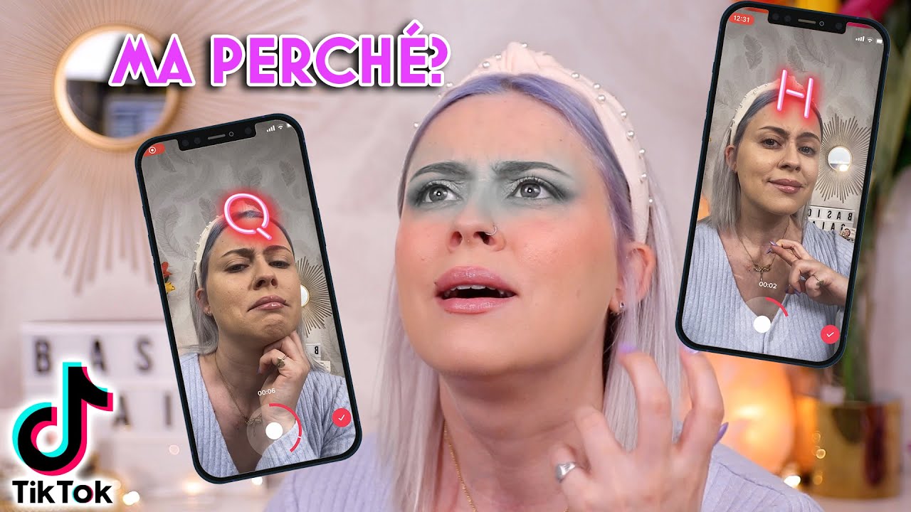 UN FILTRO DECIDE IL MIO MAKE-UP CON LE LETTERE 🥲